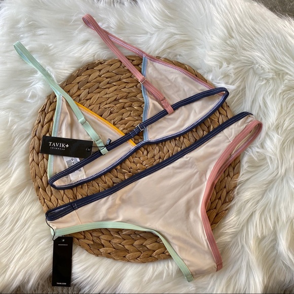 Tavik Bikini Jett Top // Jaidyn Moderate Bottom L - Picture 7 of 8